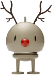 Reindeer Hoptimist with red nose