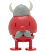 Viking Hoptimist in red with moustache and viking helm