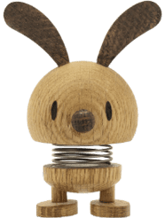 Hoptimist easter bunny in wood